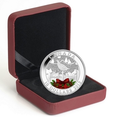 2013 $10 Fine Silver Coin – A Partridge in a Pear Tree - Click Image to Close